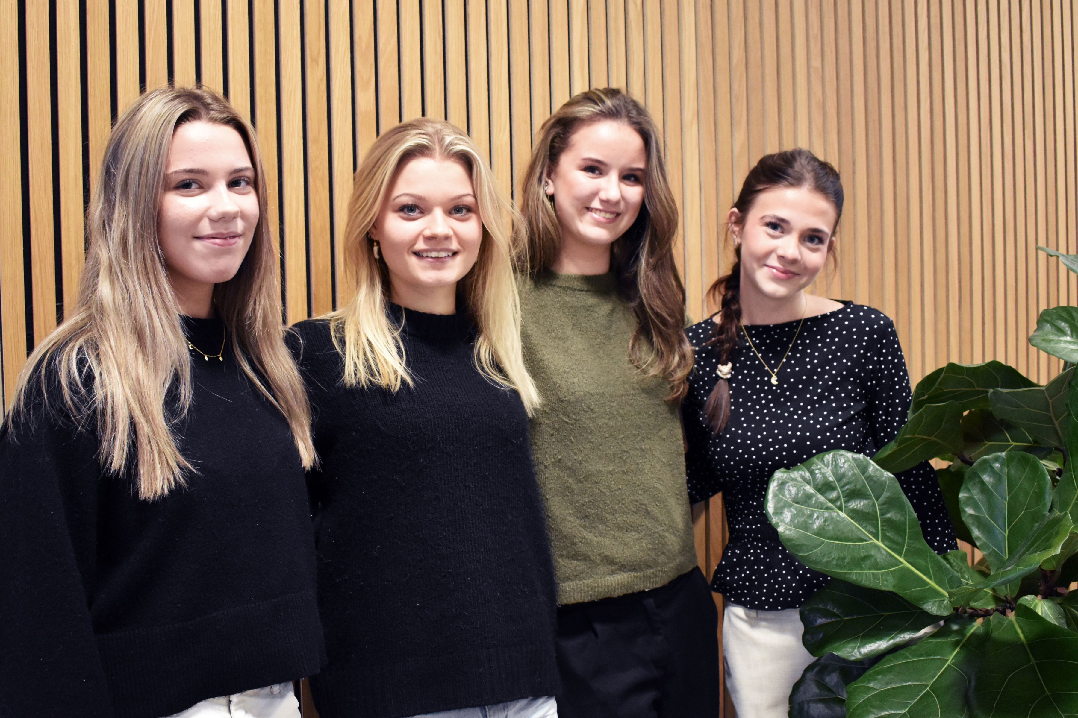 Emma, Line, Lea og Liva har haft faget Life Skills på skoleskemaet, og det har givet dem ny viden om voksenlivet.