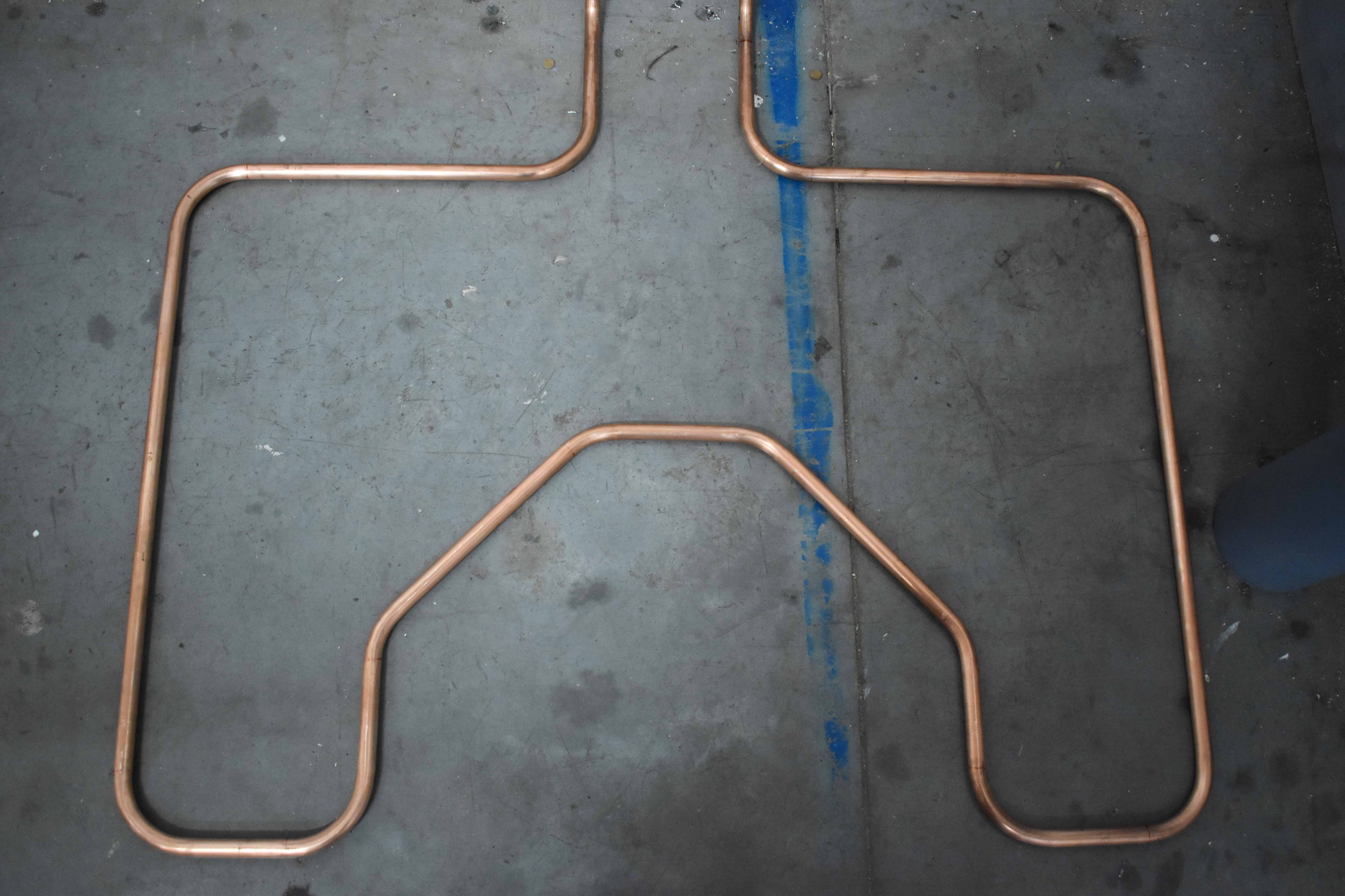 Ved Regionsmesterskabet skulle deltagerne etablere en lille gasinstallation med gulvvarme og radiator samt koldt og varmt vand.