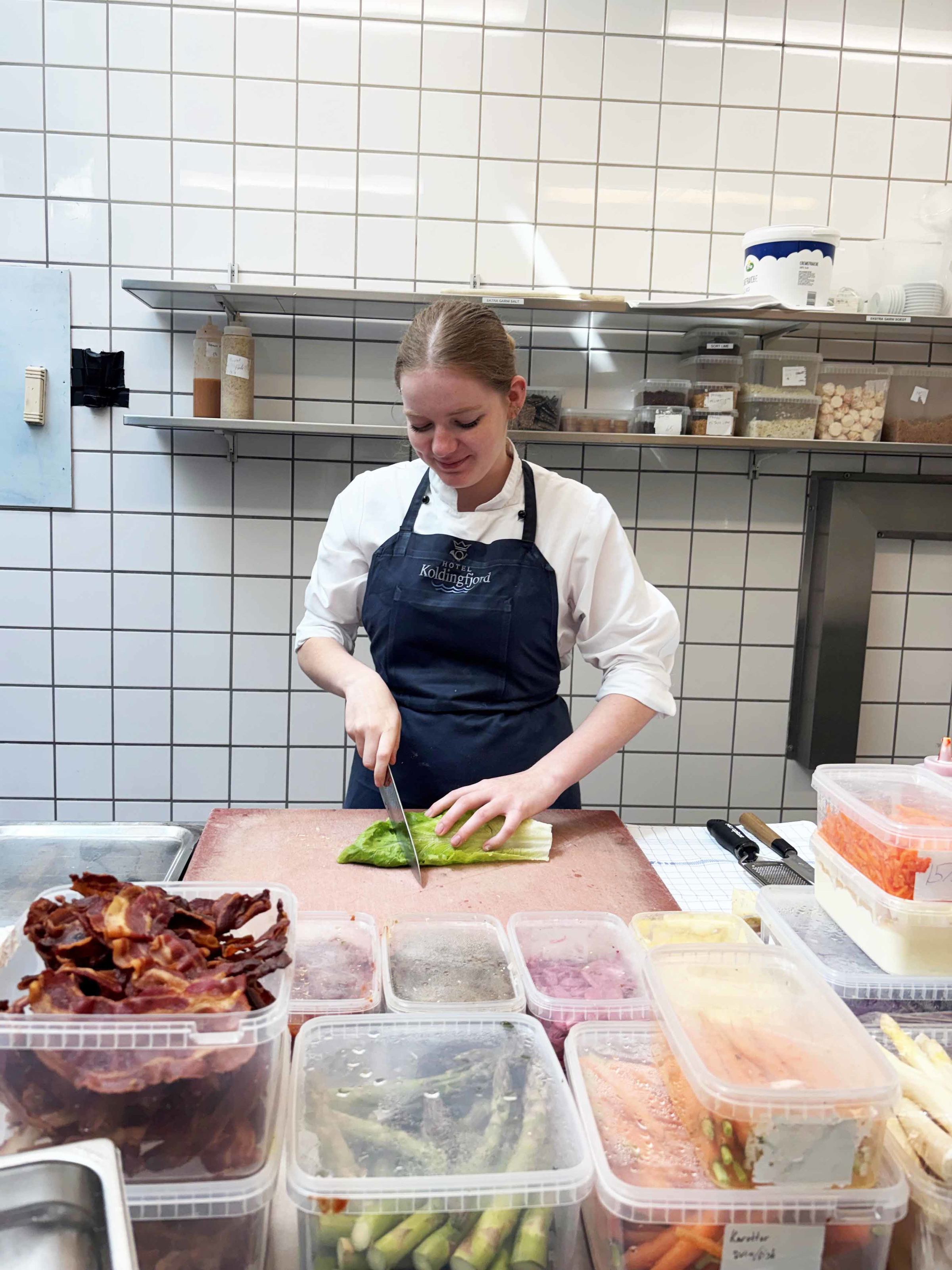 Megan Price er i Ny Mesterlære som kok på Hotel Koldingfjord.