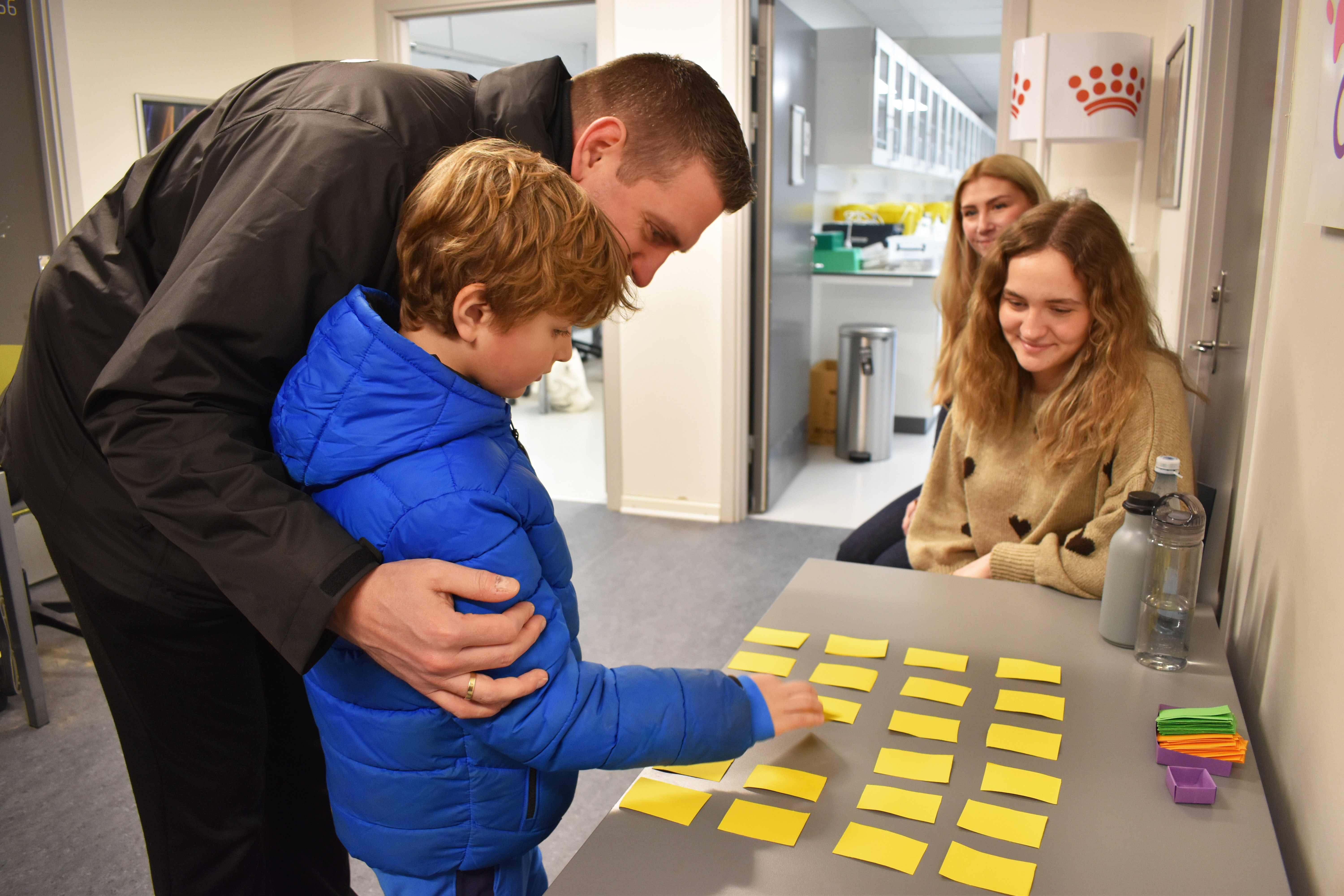 Veterinærsygeplejerskerne lavede forskellige konkurrencer og lege til Åbent Hus 2026 i Vranderup