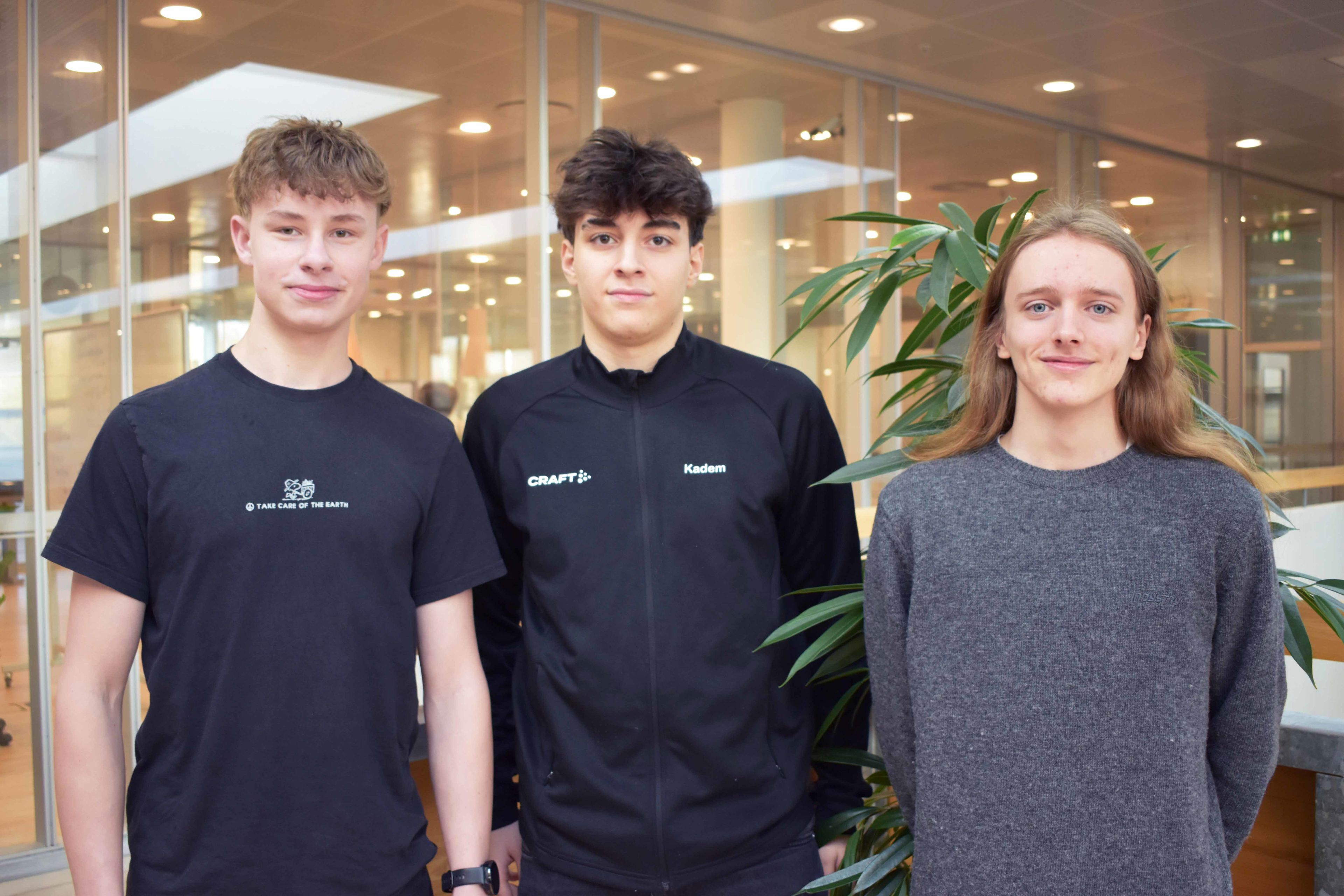 Storm Franzen, Kadem Badr og Malte Schøler fra HANSENBERG Tekniske Gymnasium er tre af Danmarks mest talentfulde unge sportsudøvere