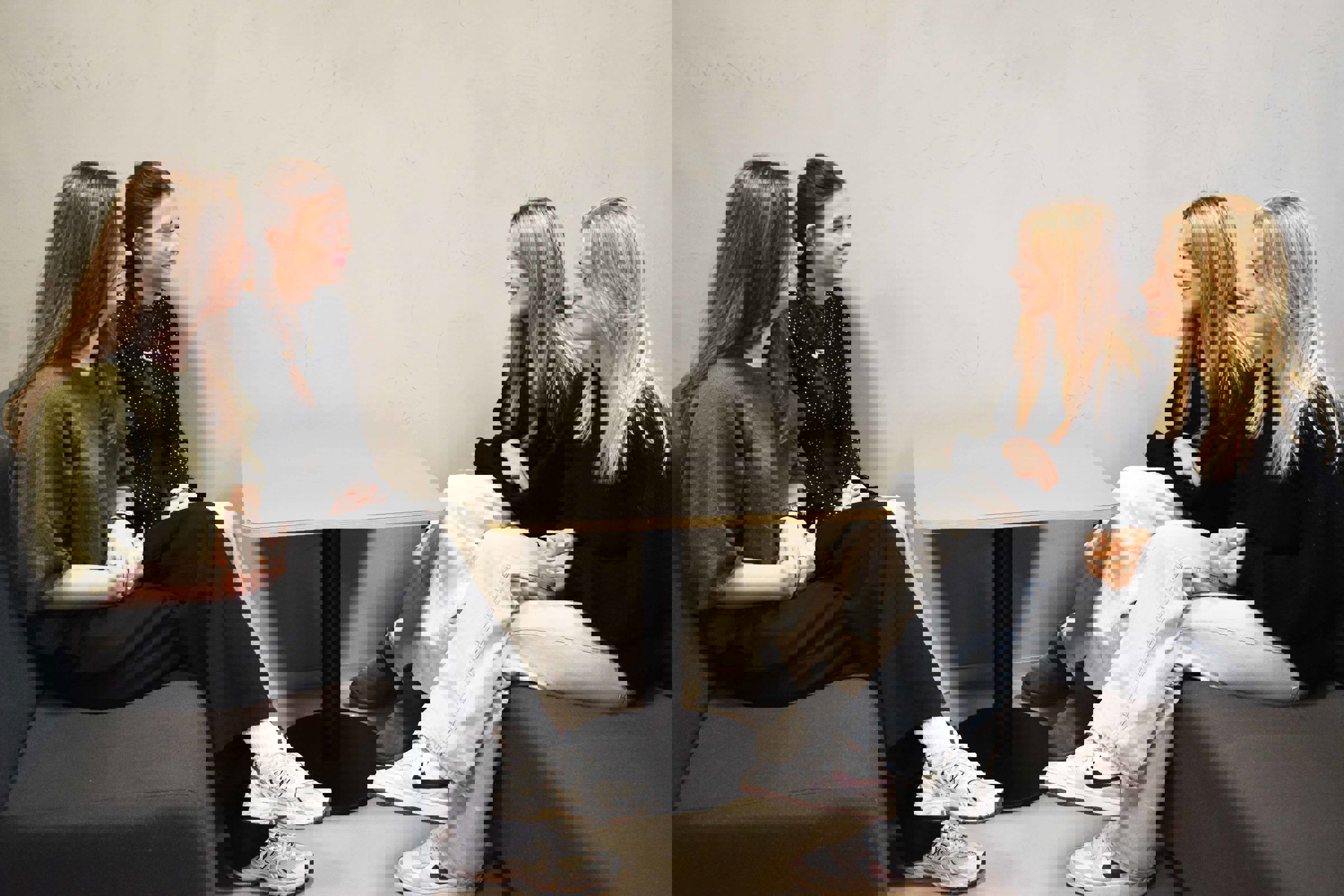 Emma, Line, Lea og Liva har haft faget Life Skills på skoleskemaet, som kan give dem mere tro på sig selv.