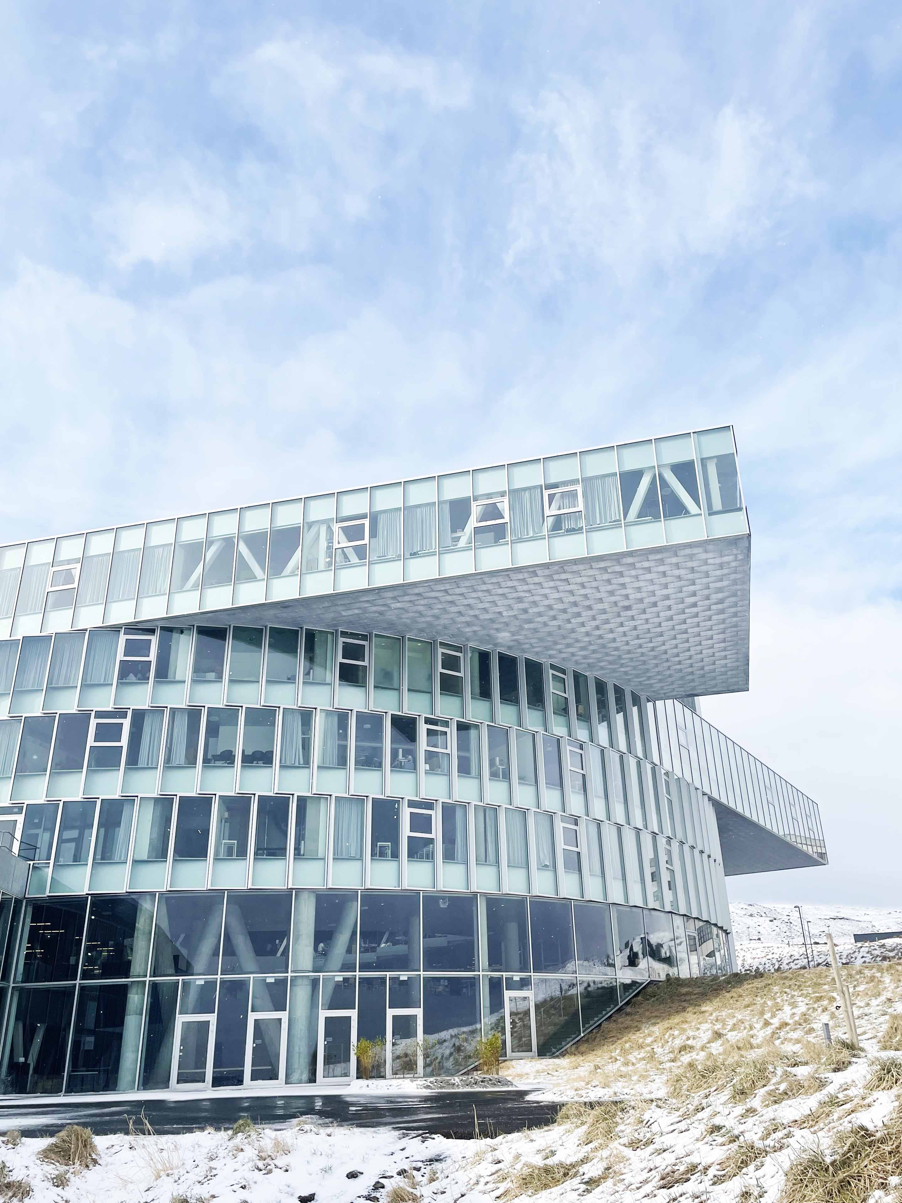 Glasir – Tórshavn College er et imponerende bygningsværk, som eleverne også besøgte.