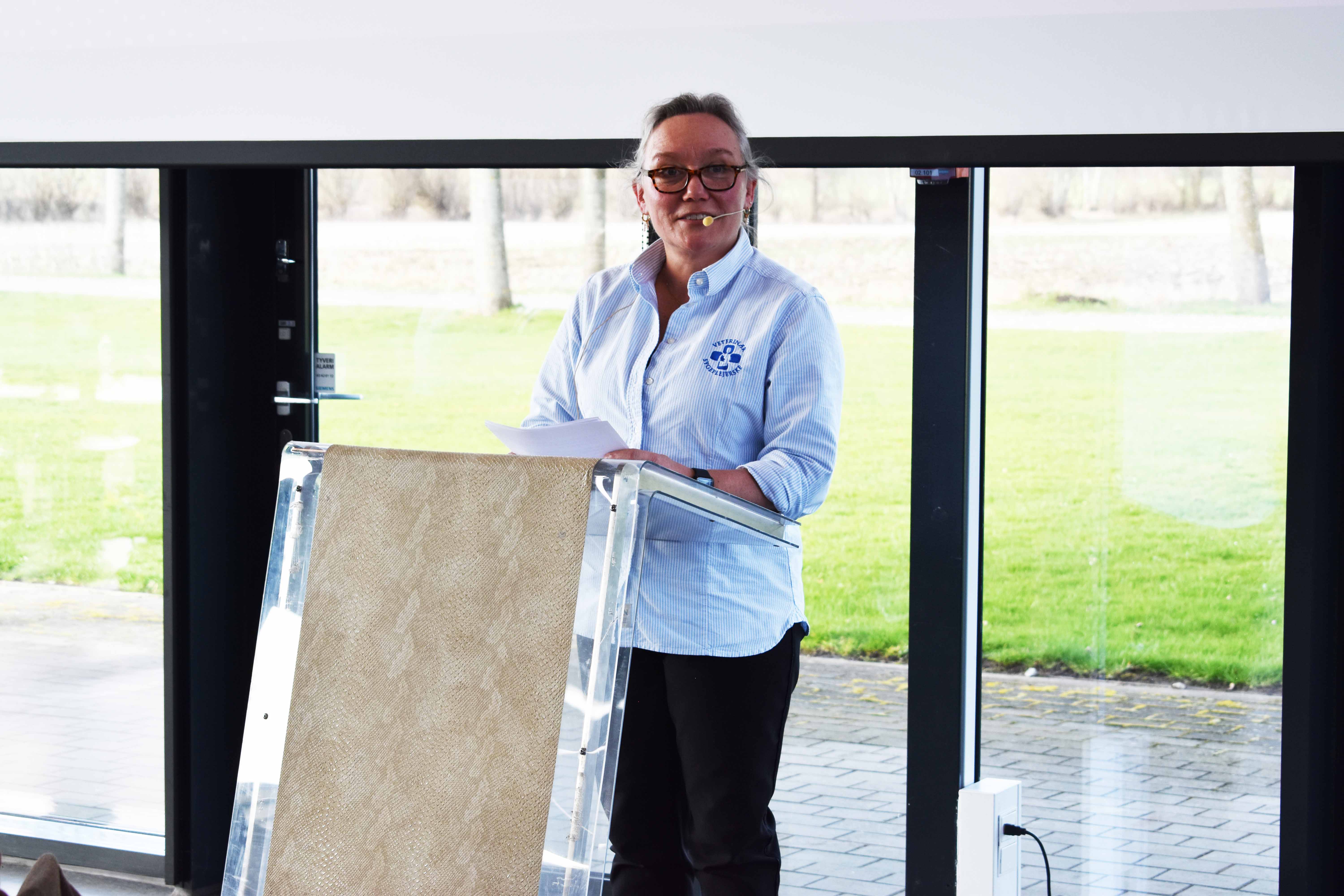 Formand for Veterinærsygeplejerskernes Fagforening Malene Brendorp Mayer.