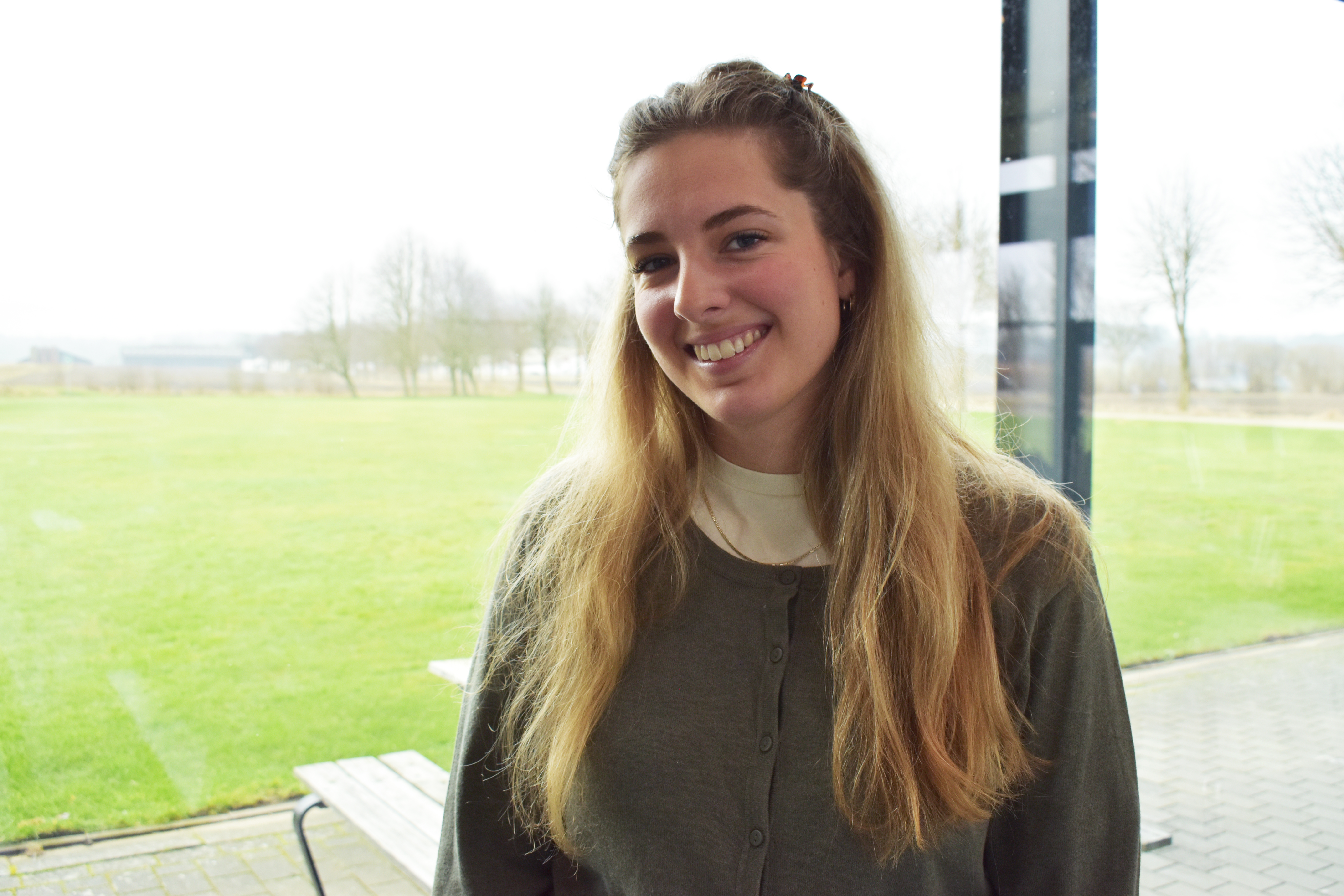 Louise Sloth har med andre veterinærsygeplejerskeelever været på studietur til England