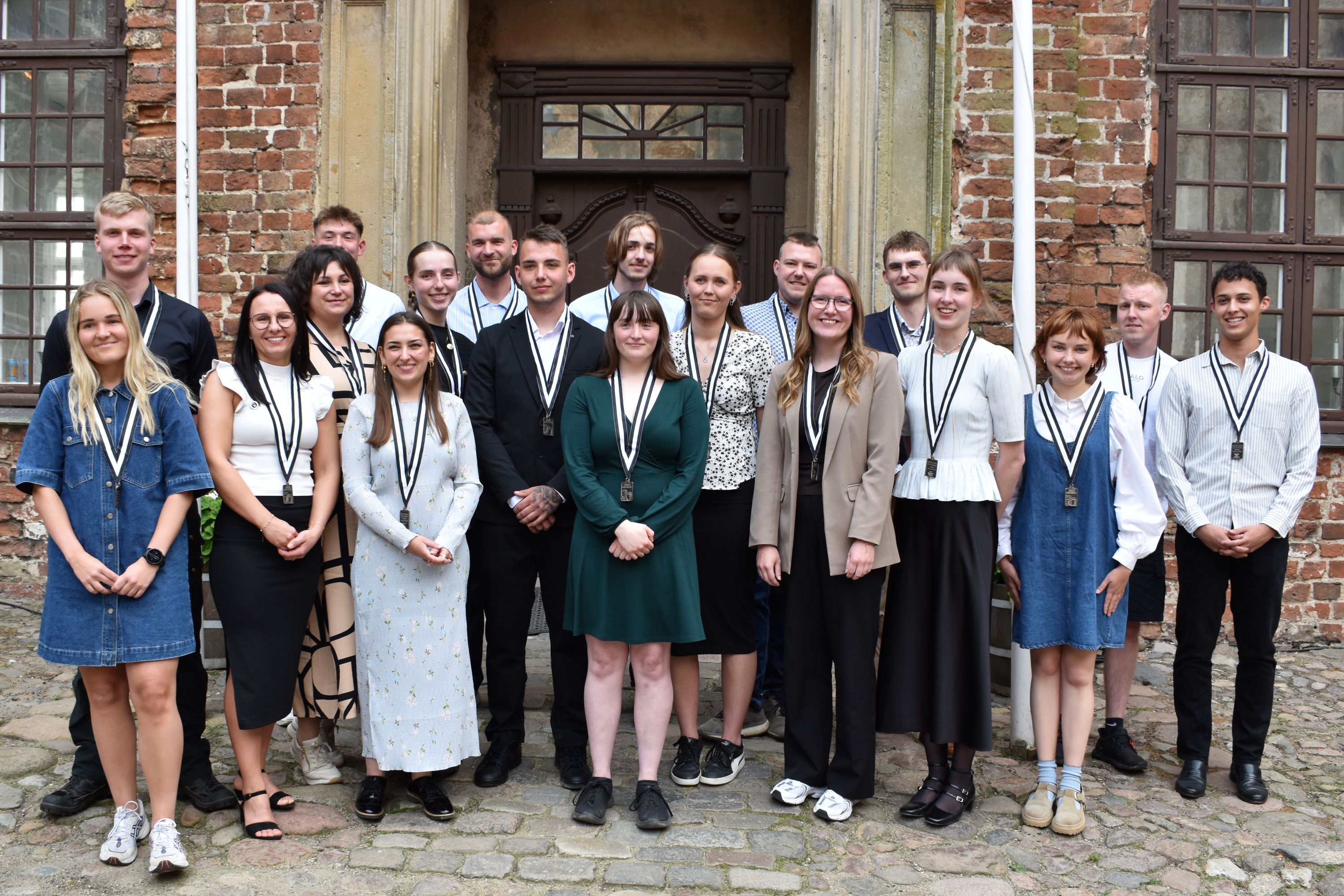Modtagere af Hansenberg-medaljen på Koldinghus i 2025.