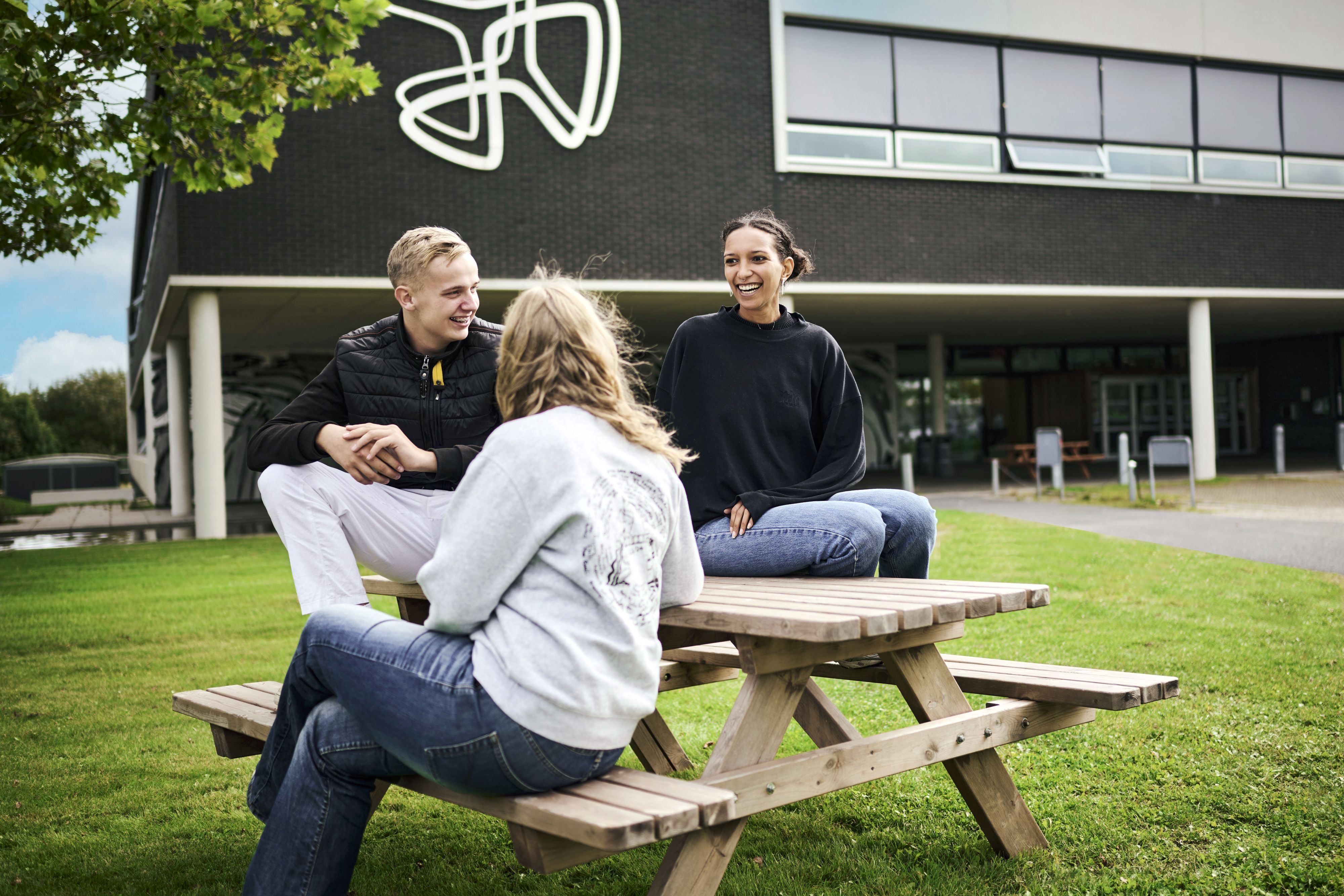 Fællesskab og godt sammenhold blandt eleverne på Hansenberg.