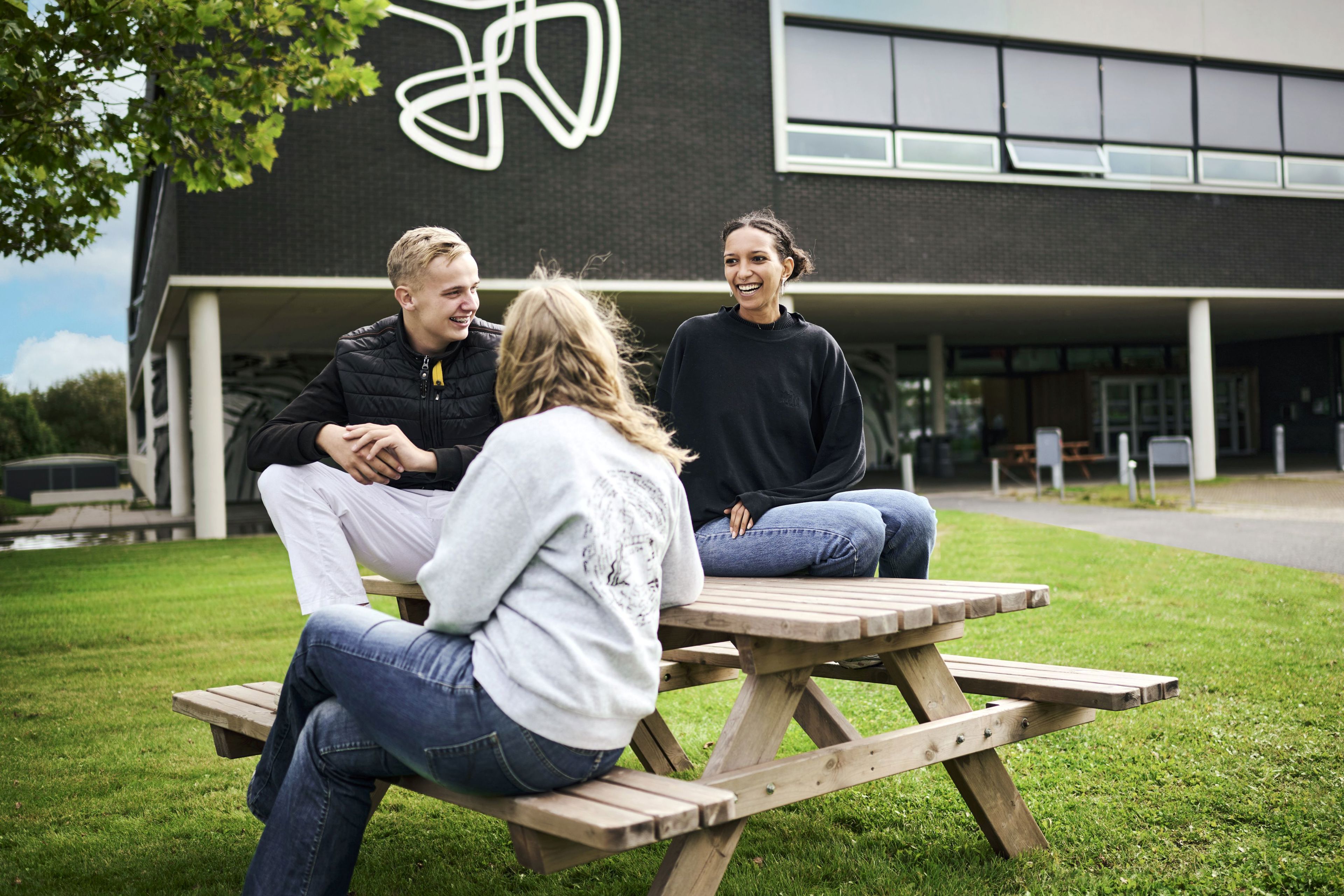 Fællesskab og godt sammenhold blandt eleverne på Hansenberg.