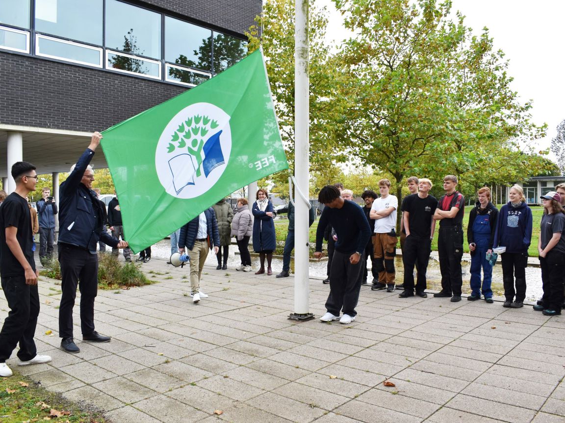Det grønne flag hejses endnu engang med hjælp fra Koldings borgmester - denne gang i oktober 2024.