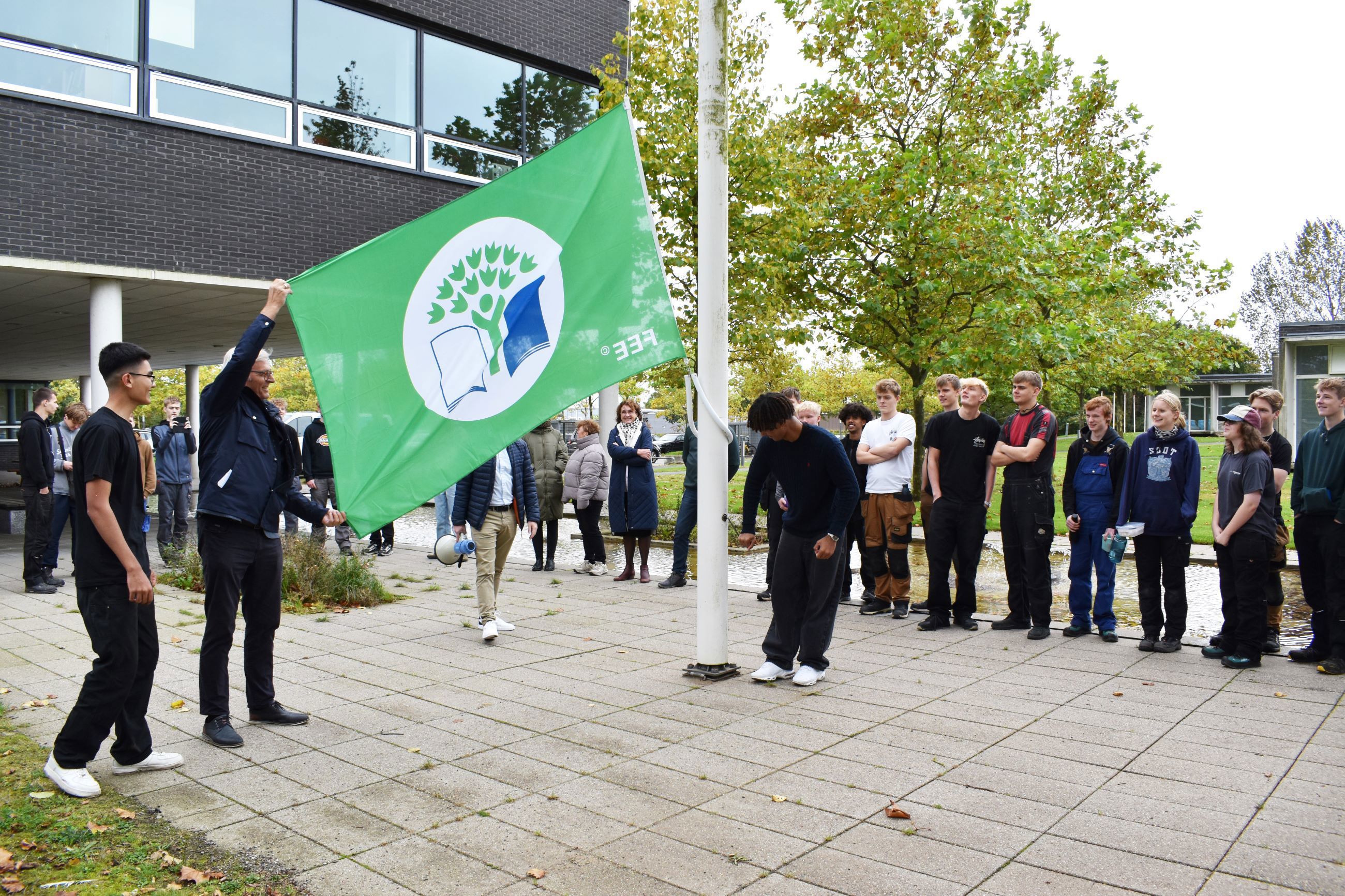 Det grønne flag hejses endnu engang med hjælp fra Koldings borgmester - denne gang i oktober 2024.